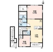 アムールフレグランスムーンの間取り画像