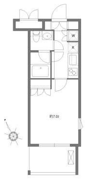 ガーデン荏原中延の間取り画像