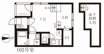 ハーモニーテラス山田西町の間取り画像