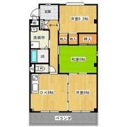 クレール.Aの間取り画像