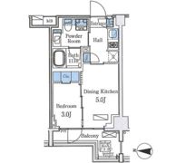 アクアレジデンス錦糸町の間取り画像