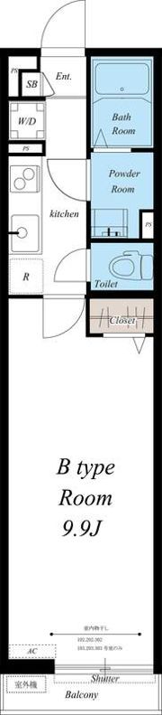 Frontireの間取り画像