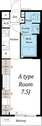 リブリ・新宿の間取り画像