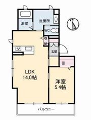 グランベレオ新涯の間取り画像