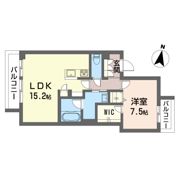 グラム天王町の間取り画像