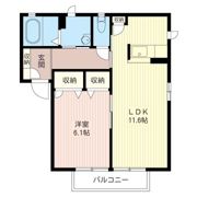 サンセピア Aの間取り画像