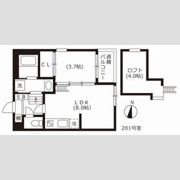 ハーモニーテラス旗屋の間取り画像