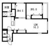 Lumiere Kotoni(ルミエールコトニ) 仮)GA-琴似2-7MS B棟の間取り画像
