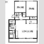 グリーンハイツよしだ202号室の間取り画像