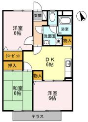 タウンコートの間取り画像