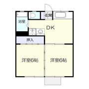 ハイツ羽山の間取り画像