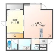 VILLA COURT CARROT8（の間取り画像