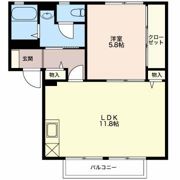 ハイネス21 Bの間取り画像
