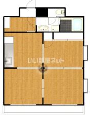 月田マンションの間取り画像