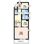 ベルテ渚の間取り画像