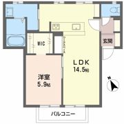 ディアス杉山 Bの間取り画像