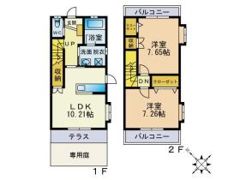 アルカンシェルA棟の間取り画像