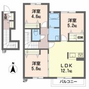 シャーメゾン・ル・プレ A棟の間取り画像