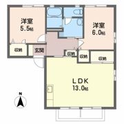 ファミール・ビレジA棟の間取り画像