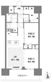 ラグゼナ八王子横山町の間取り画像