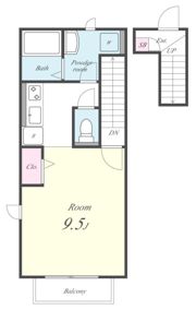 メゾンドトゥール久代の間取り画像