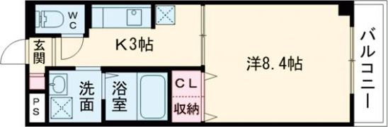 メゾンフルブレスの間取り画像