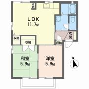 エスポワール B棟の間取り画像