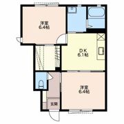 コンフォート吉新 Aの間取り画像