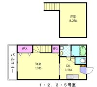 Fガーデン教育大前Ⅱの間取り画像