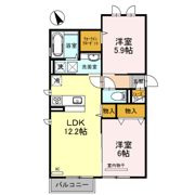 メゾン・ド・ボヌール 秀 A棟の間取り画像