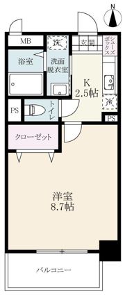 ロイヤルビーズ駅南の間取り画像