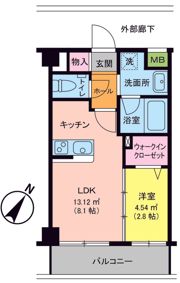 春日コンドミニアムの間取り画像