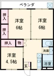 国崎ビル3の間取り画像