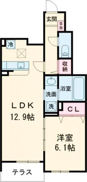 メゾン・デ・クールの間取り画像