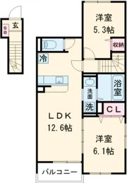 メゾン・デ・クールの間取り画像