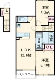 メゾン・デ・クールの間取り画像