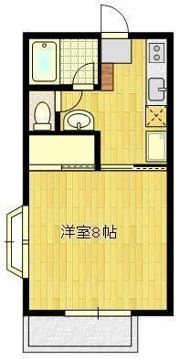 コーポフェニックスⅢの間取り画像