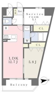 アーバン本町Ⅶの間取り画像
