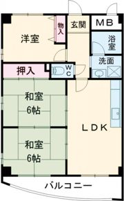 セ・エム・アッシュ 北野の間取り画像