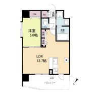 スプランディッド中之島WESTの間取り画像