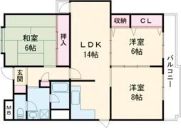 ベラディールⅠの間取り画像