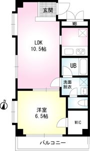 BAY SIDE COURT壱番館の間取り画像