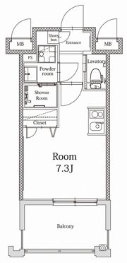 エンクレストALIVE白金の間取り画像