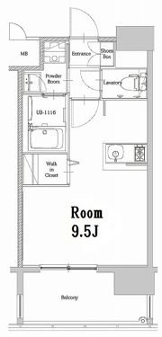 エンクレストベイ天神EASTの間取り画像