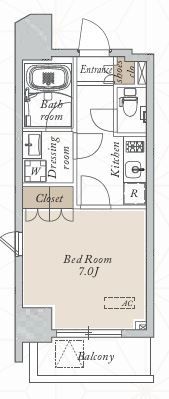 オープンブルーム川口の間取り画像