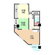 中の島1・3マンションの間取り画像