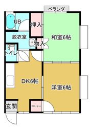 コーポコンフォールの間取り画像