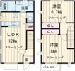 エスポワールの間取り画像