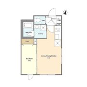 La Douceur戸越銀座の間取り画像