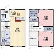 スクエア水里の間取り画像